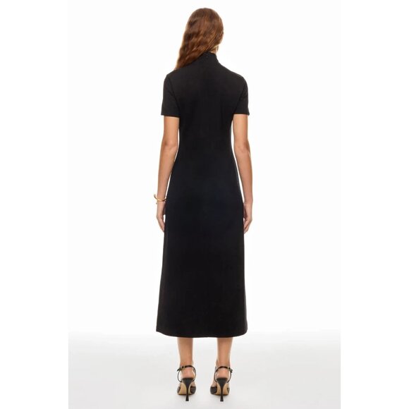 Club Monaco Black Mockneck Maxi Dress – Women’s Size XS, M - Picture 3 of 8